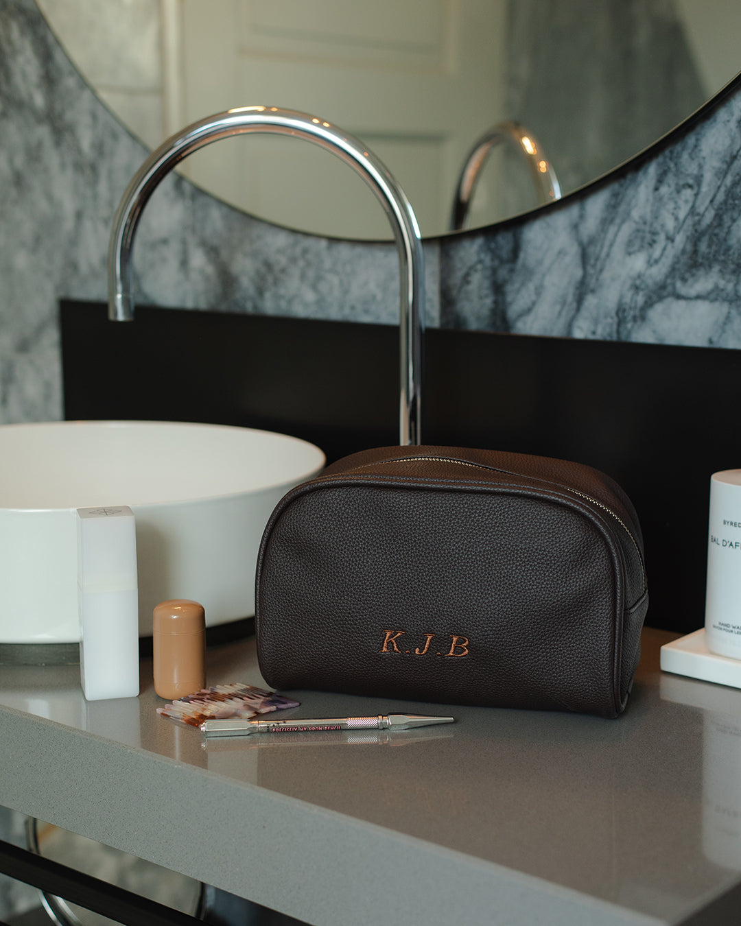 Toilettaske - vegansk læder