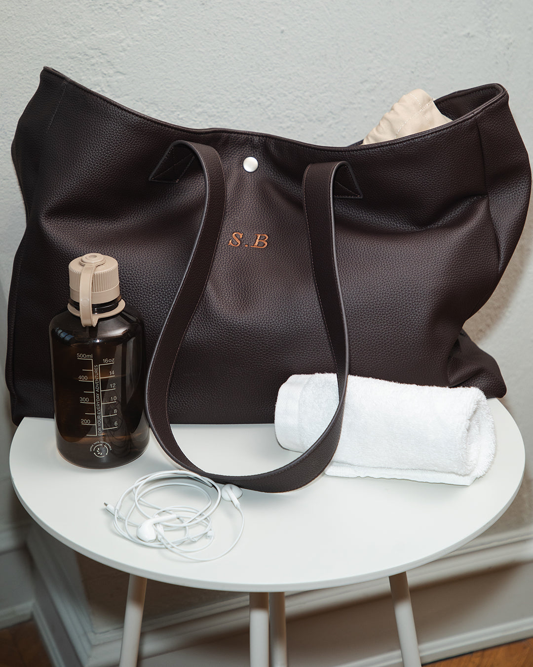 Shopper taske - vegansk læder