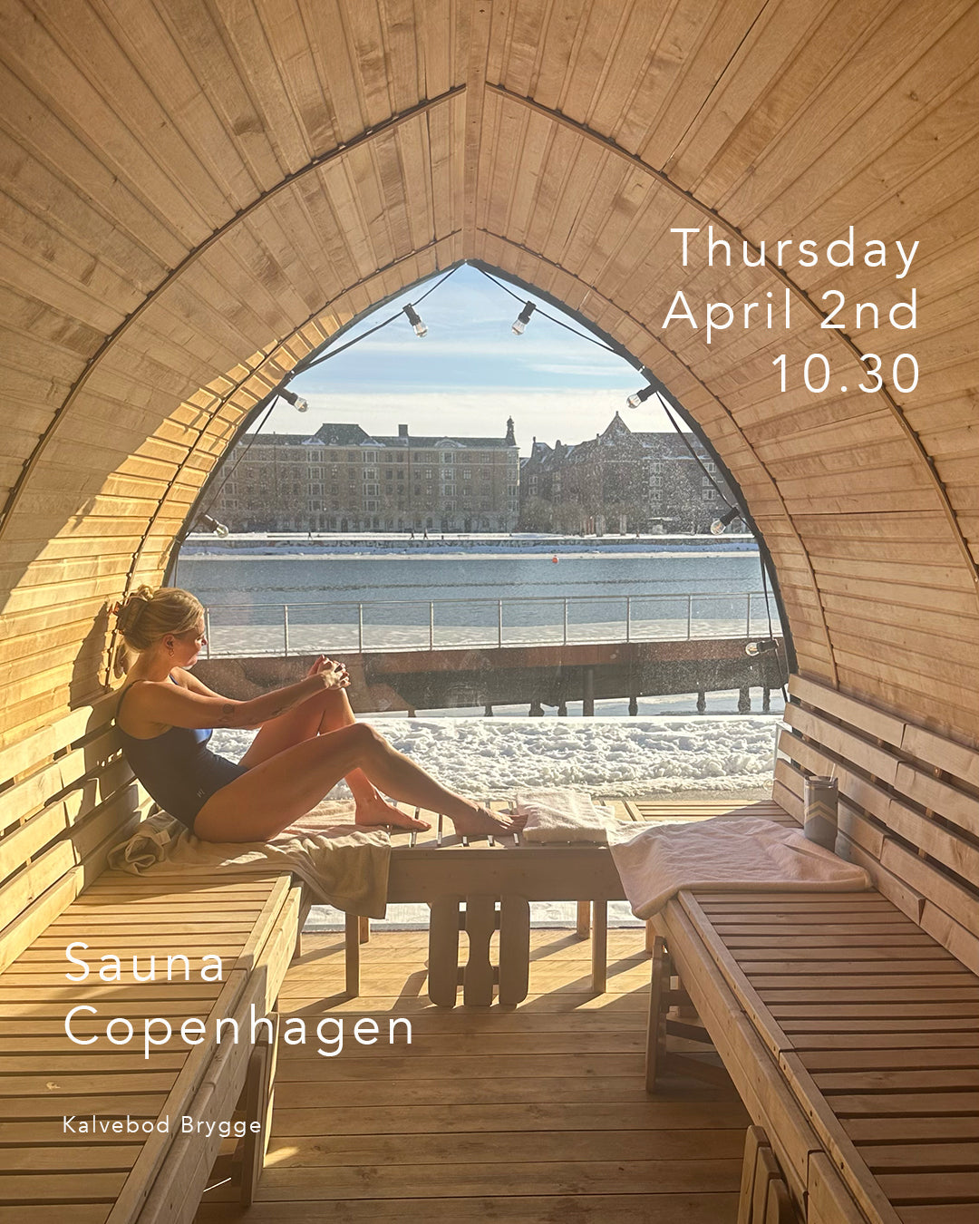 Sauna Event: April 2 at 10.30