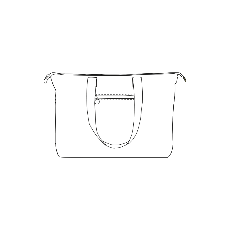 The Shopper Bag w. zipper