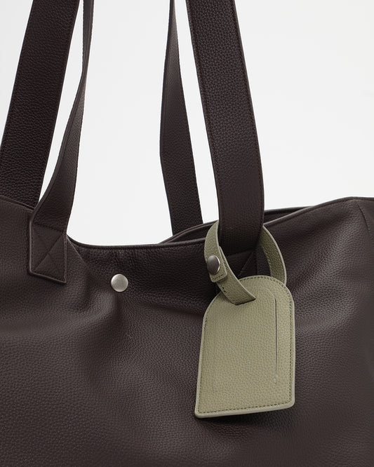 Bagagemærke - vegansk læder