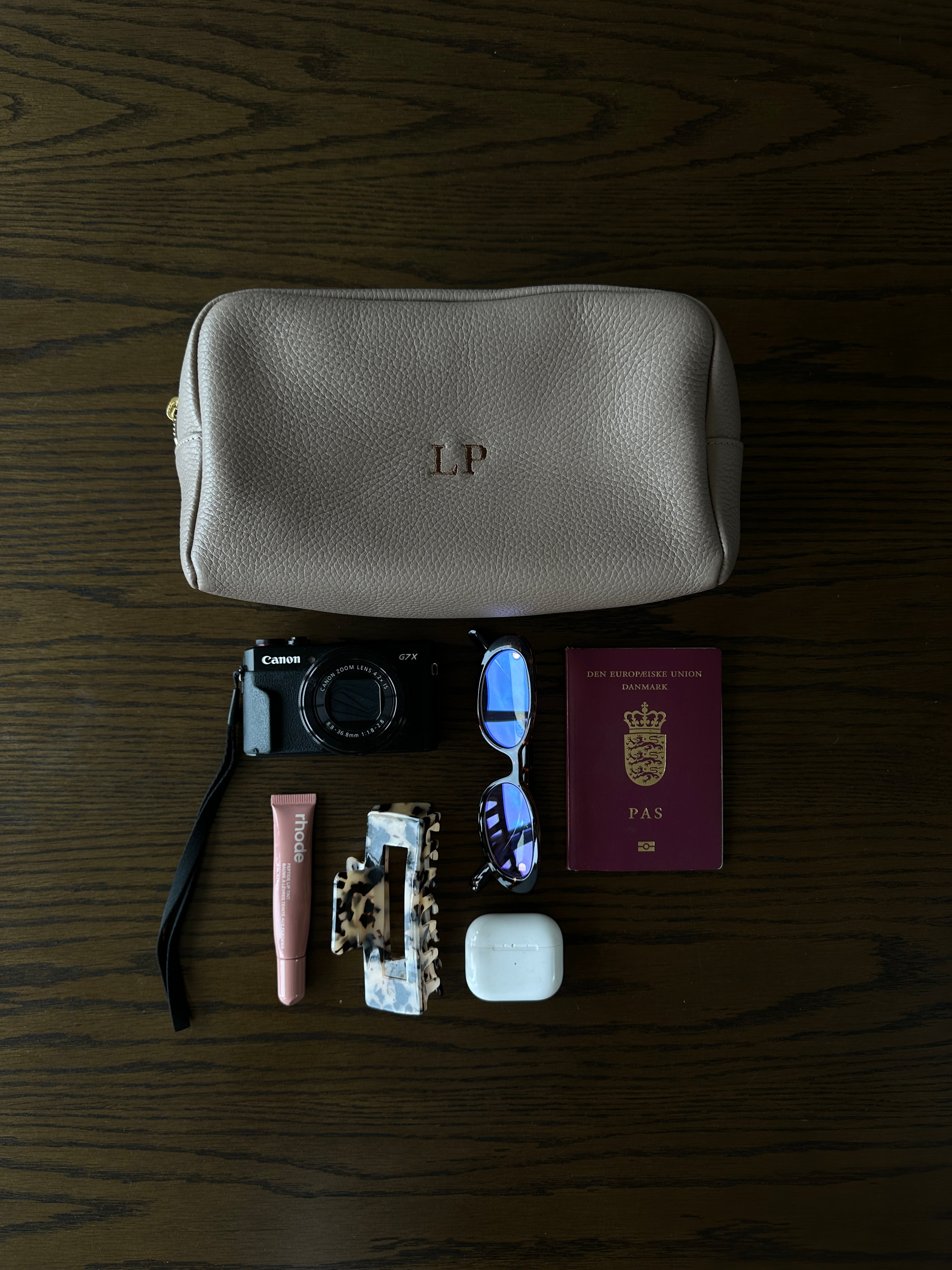 Toilettaske - læder