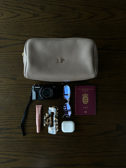 Toilettaske - læder